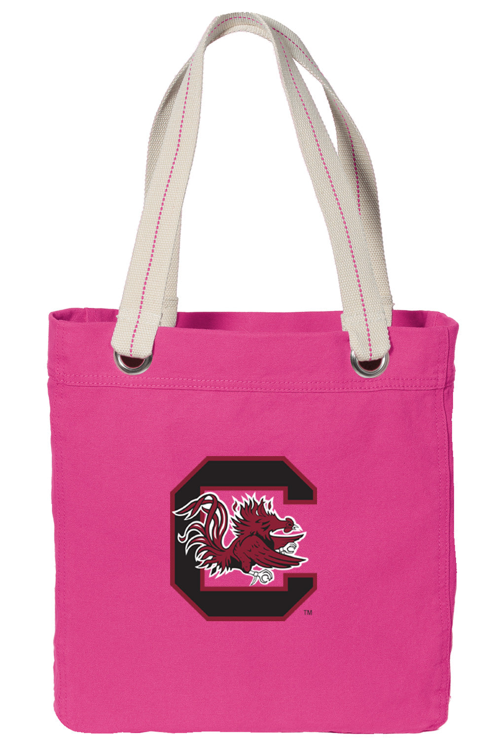 University of South Carolina Tote Bag USC Gamecocks Deluxe Canvas Shoulder Bag