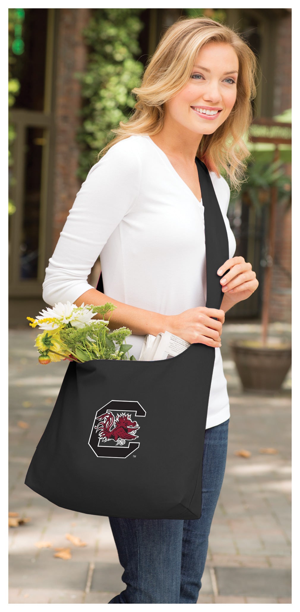 University of South Carolina Cross Body Bag USC Gamecocks Shoulder Tote Bag - Sling Style