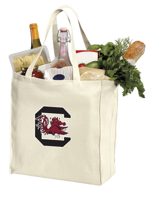 University of South Carolina Grocery Shopping Bag USC Gamecocks Reusable Cotton Bag