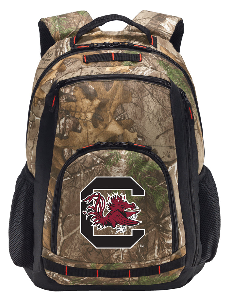 University of South Carolina Camo Backpack USC Gamecocks Laptop Computer Backpack