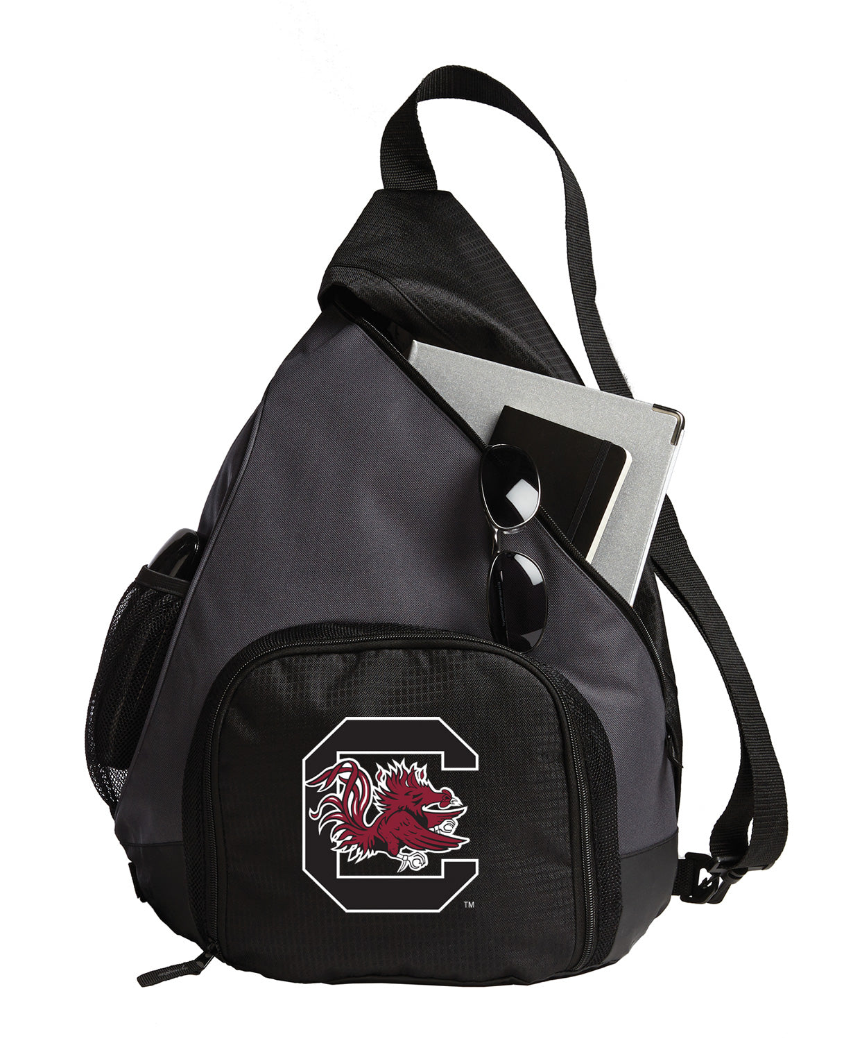 University of South Carolina Sling Backpack USC Gamecocks Bag with Soccer Ball or Volleyball Bag Sports Gear Compartment Practice Bag