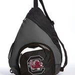 University of South Carolina Sling Backpack USC Gamecocks Bag with Soccer Ball or Volleyball Bag Sports Gear Compartment Practice Bag