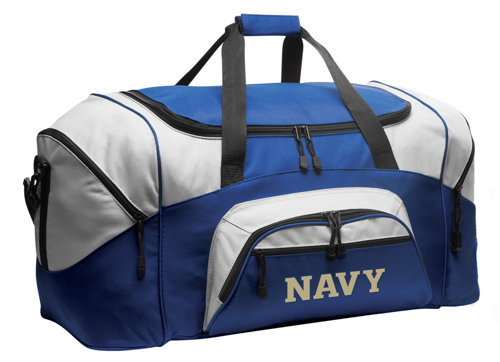 Naval Academy Large Duffel Bag Navy Midshipmen Suitcase Luggage Bag