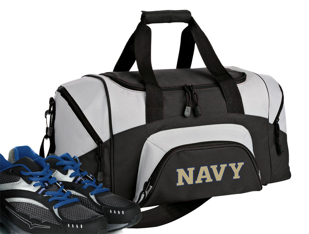 Naval Academy Small Duffel Bag Navy Midshipmen Carryon Suitcase or Gym Bag