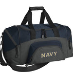 Naval Academy Small Duffel Bag Navy Midshipmen Carryon Suitcase or Gym Bag