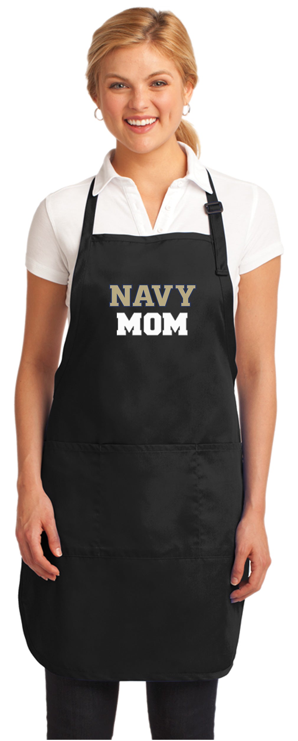 Naval Academy Apron Navy Midshipmen Apron - Stain Resistant Fabric