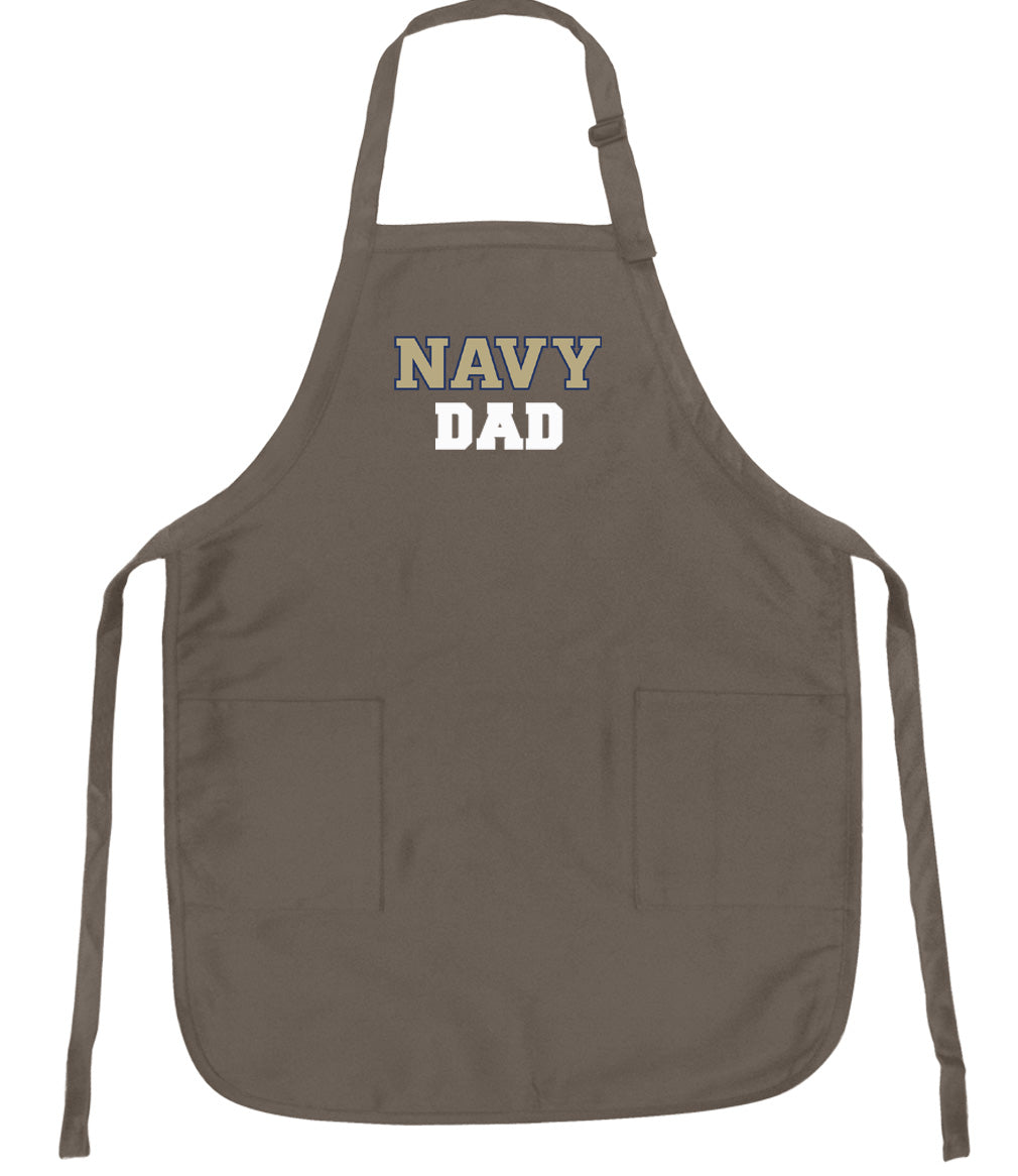 Naval Academy Apron Navy Midshipmen Apron - Stain Resistant Fabric