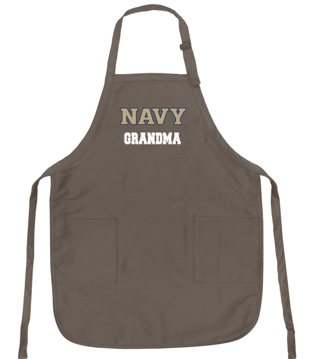 Naval Academy Apron Navy Midshipmen Apron - Stain Resistant Fabric