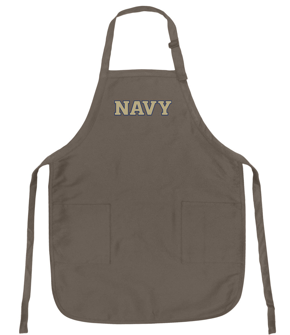 Naval Academy Apron Navy Midshipmen Apron - Stain Resistant Fabric