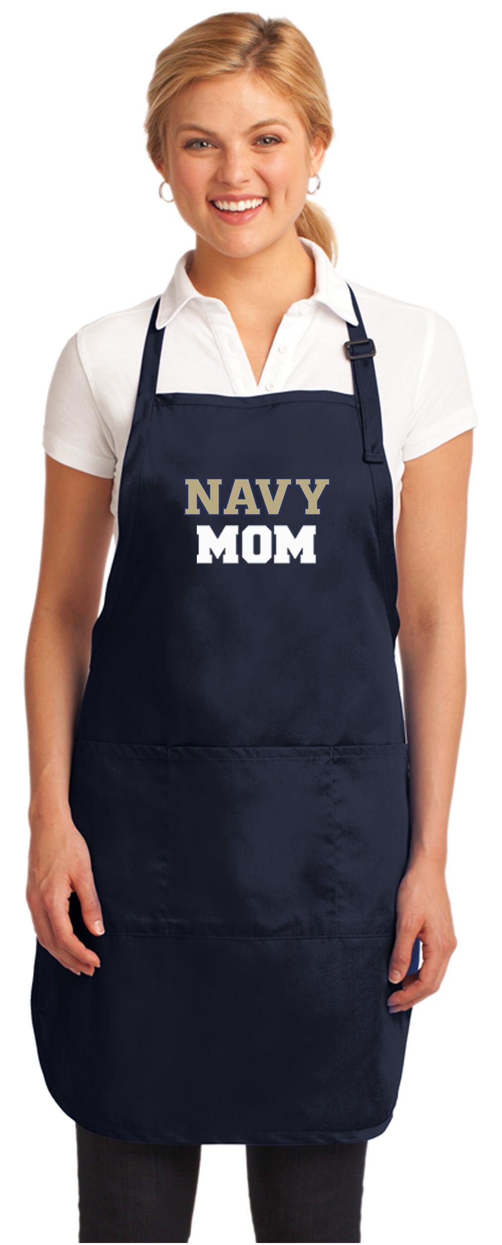 Naval Academy Apron Navy Midshipmen Apron - Stain Resistant Fabric