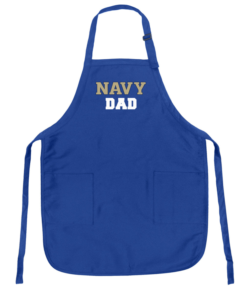 Naval Academy Apron Navy Midshipmen Apron - Stain Resistant Fabric