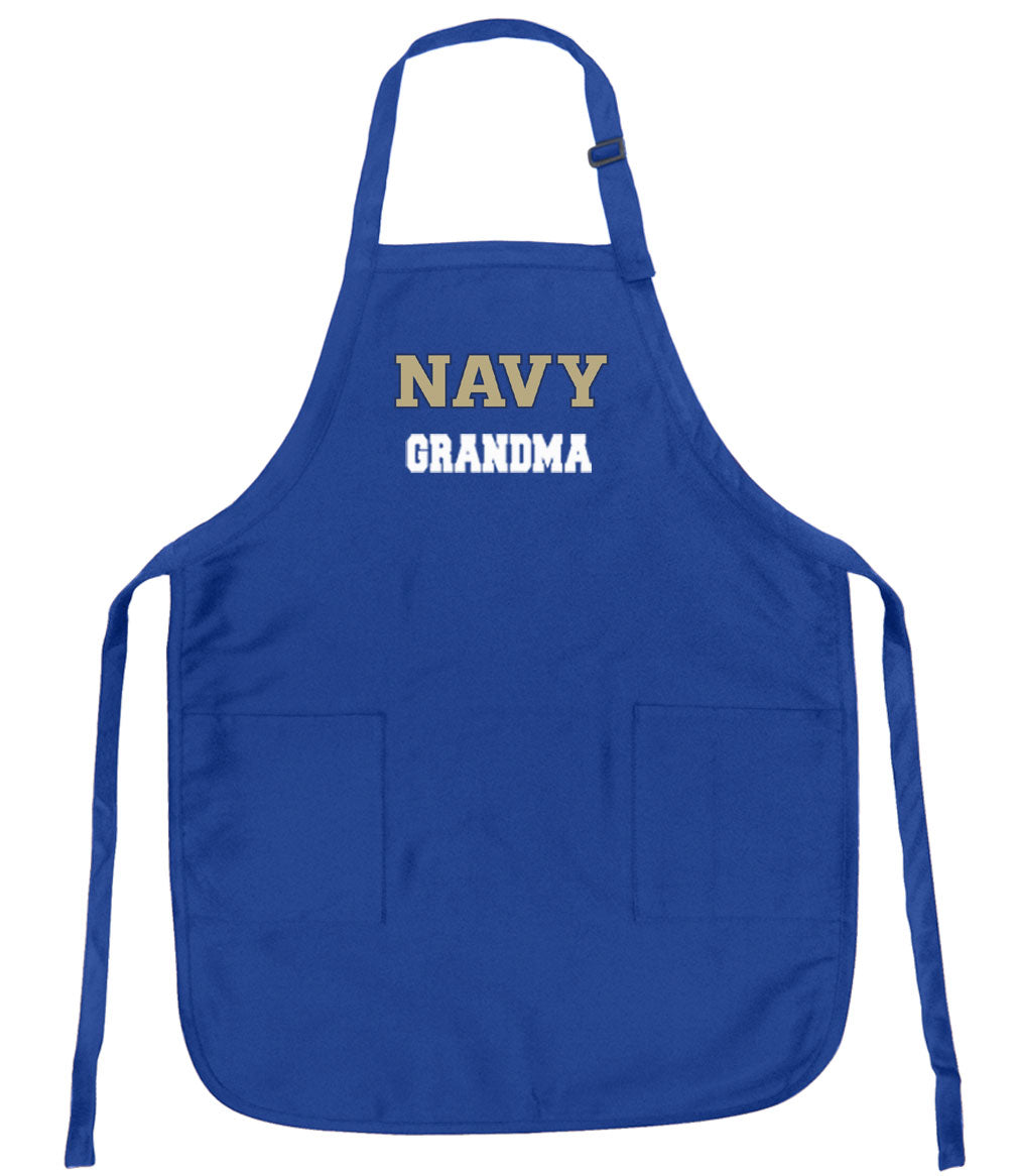 Naval Academy Apron Navy Midshipmen Apron - Stain Resistant Fabric