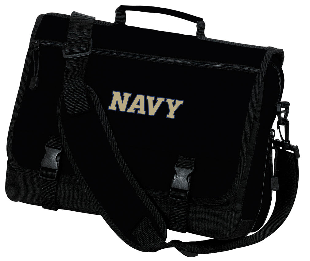 Naval Academy Messenger Bag Navy Midshipmen Classic Laptop Bag