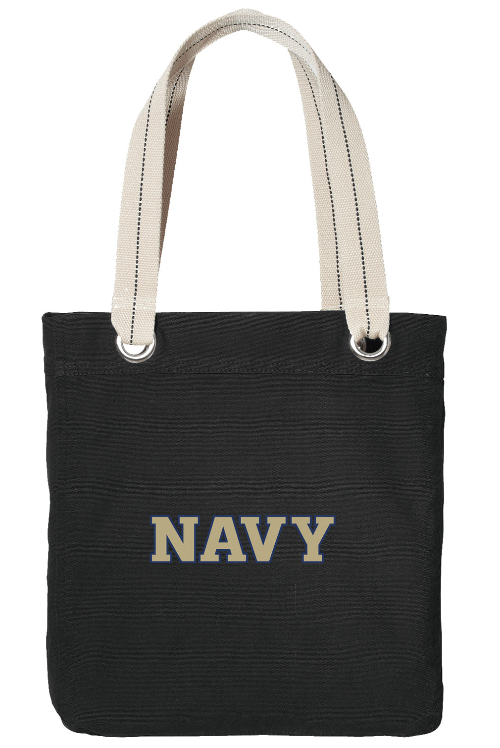 Naval Academy Tote Bag Navy Midshipmen Deluxe Canvas Shoulder Bag