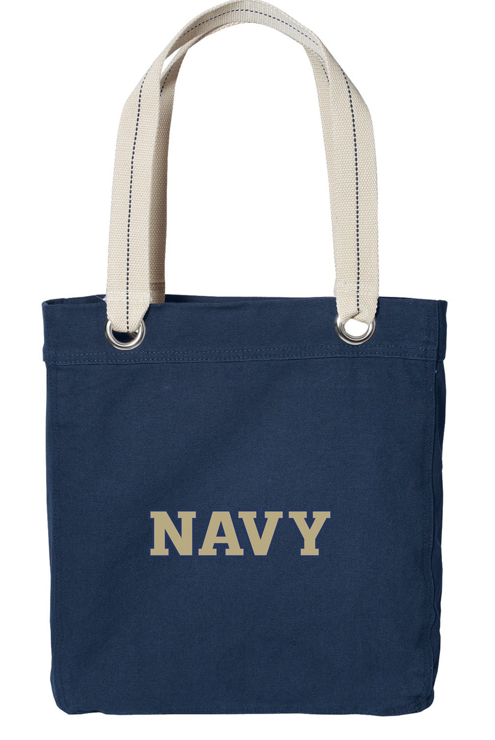 Naval Academy Tote Bag Navy Midshipmen Deluxe Canvas Shoulder Bag