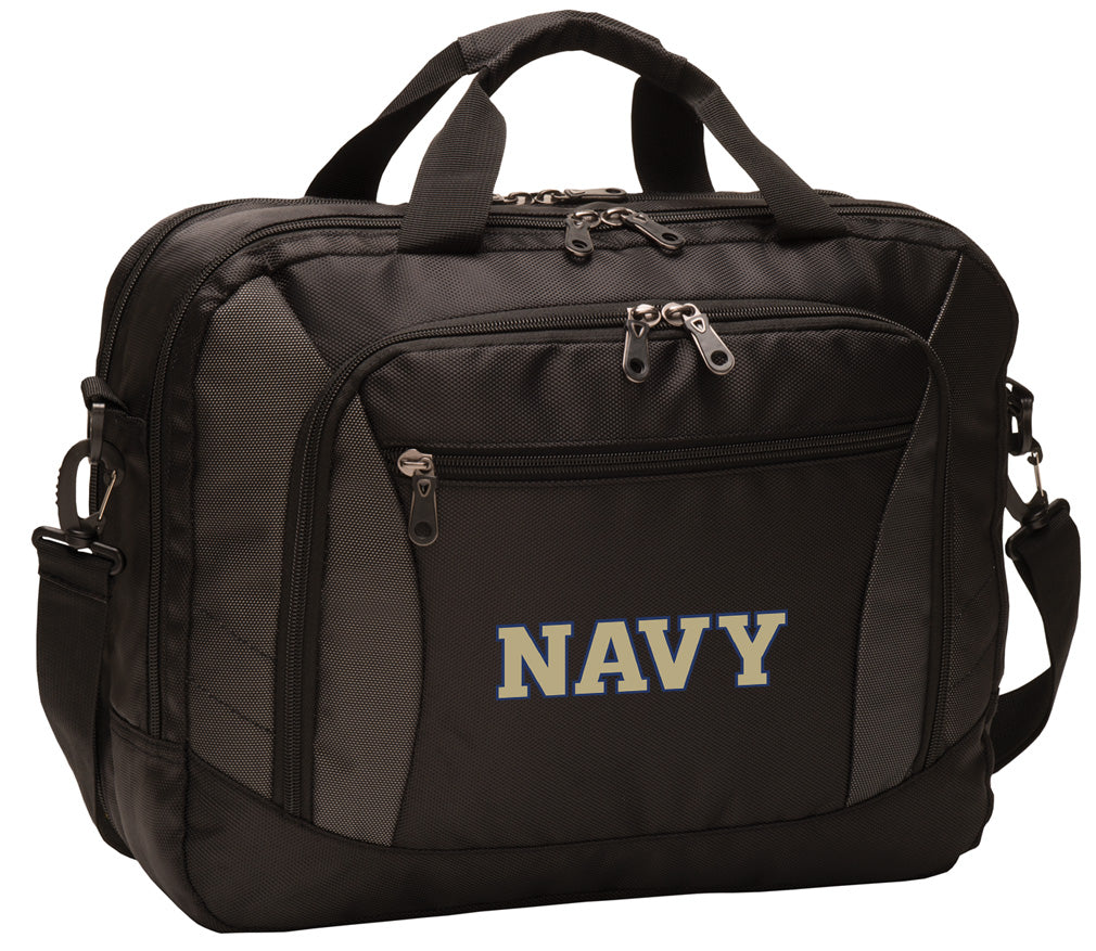 Naval Academy Laptop Messenger Bag Navy Midshipmen Computer Bag