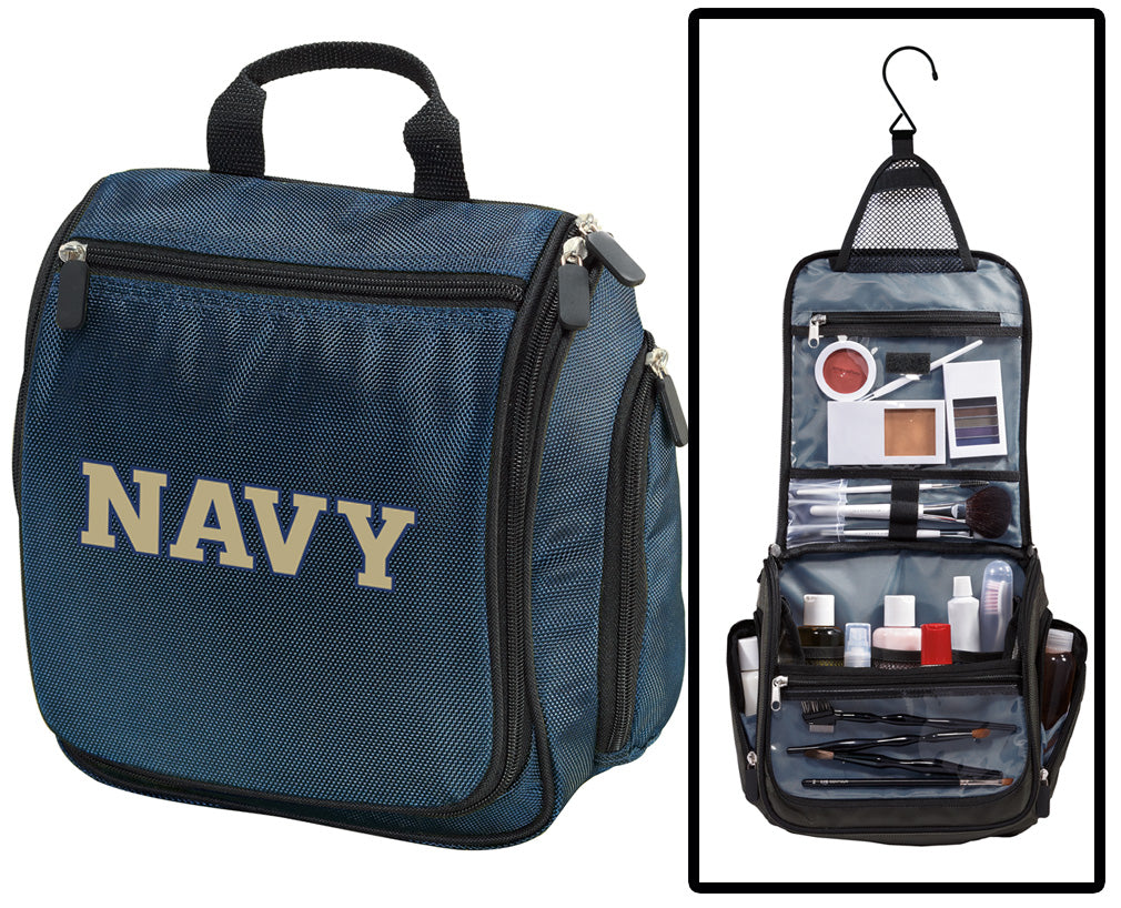 Naval Academy Toiletry Bag or Mens Navy Midshipmen Travel Shaving Kit