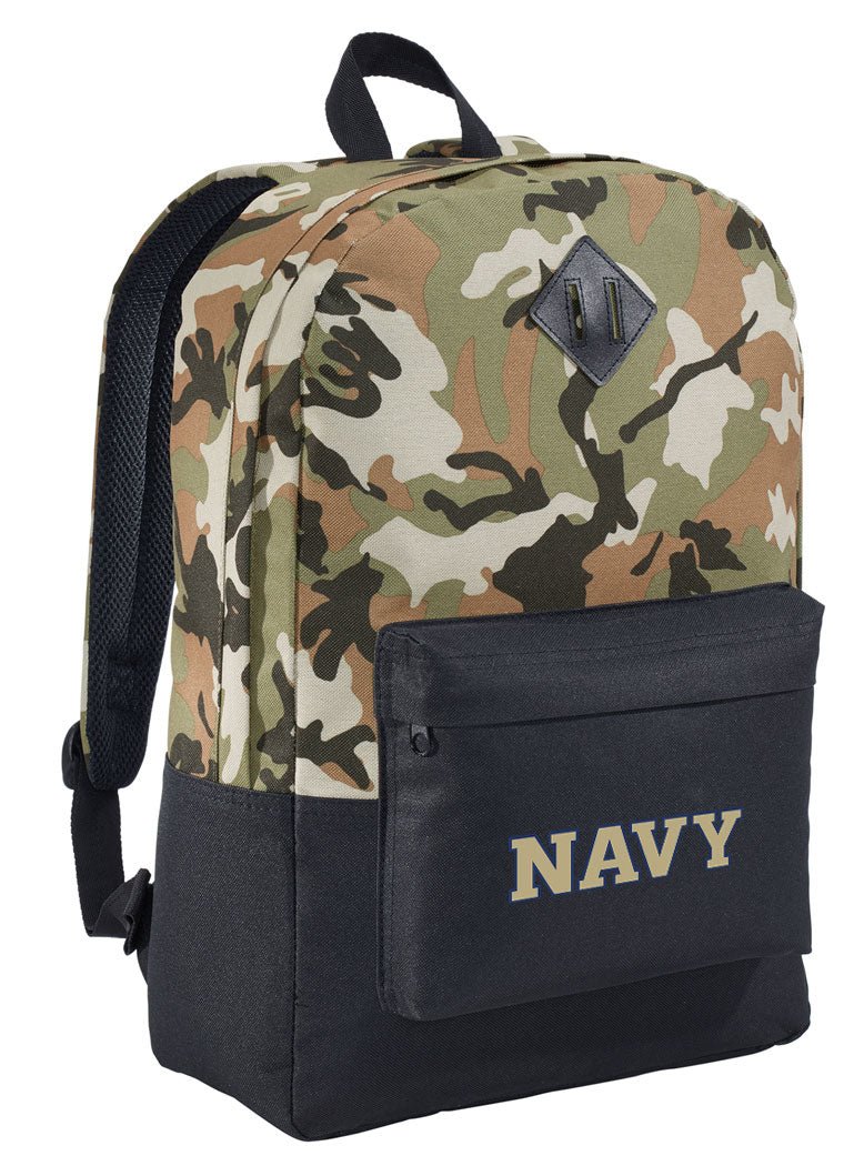 Naval Academy Camo Backpack Navy Midshipmen Medium Classic Style Backpack