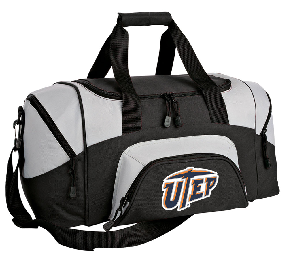 UTEP Small Duffel Bag University of Texas El Paso Carryon Suitcase or Gym Bag