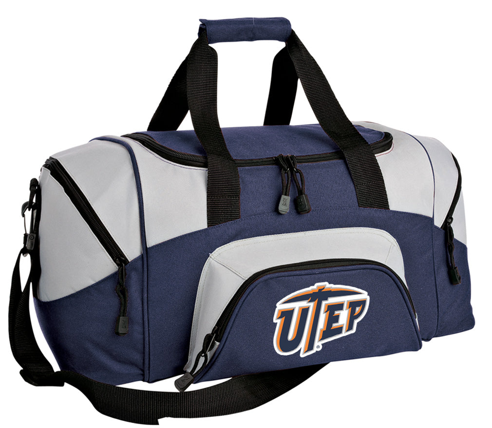 UTEP Small Duffel Bag University of Texas El Paso Carryon Suitcase or Gym Bag