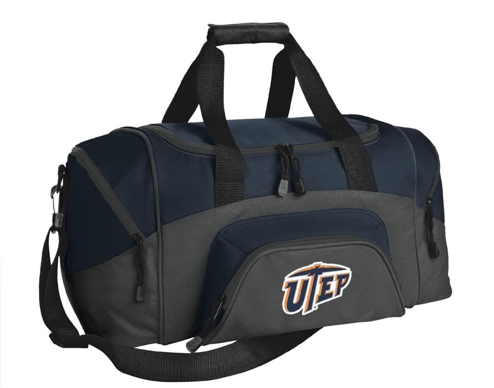 UTEP Small Duffel Bag University of Texas El Paso Carryon Suitcase or Gym Bag