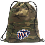 UTEP Camo Drawstring Backpack University of Texas El Paso Hoody Style Cinch Pack Bag