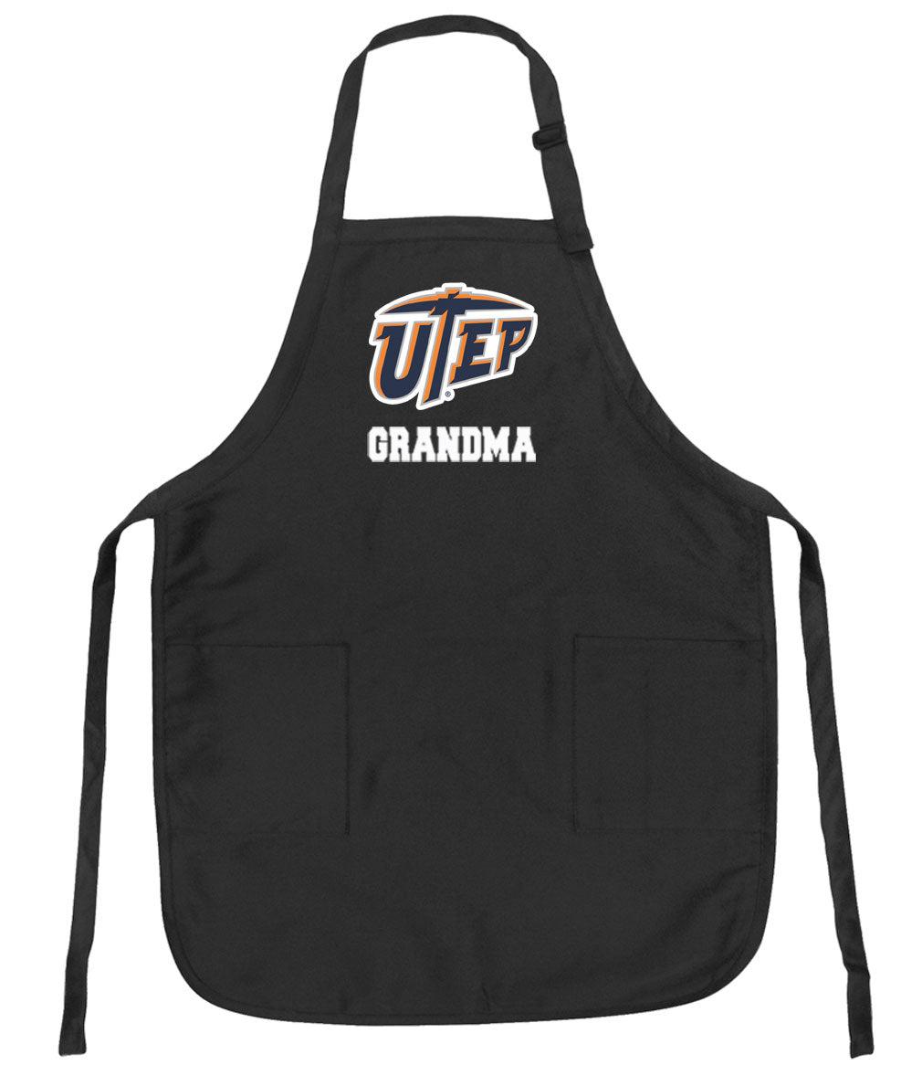 UTEP Apron University of Texas El Paso Apron - Stain Resistant Fabric