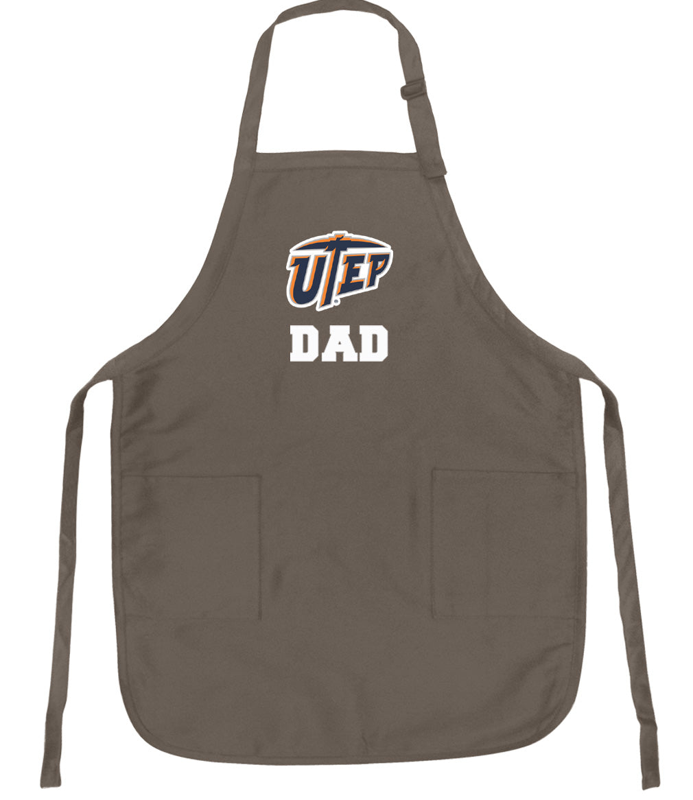 UTEP Apron University of Texas El Paso Apron - Stain Resistant Fabric