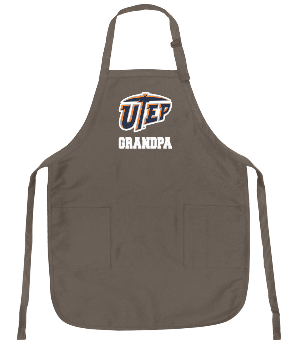 UTEP Apron University of Texas El Paso Apron - Stain Resistant Fabric