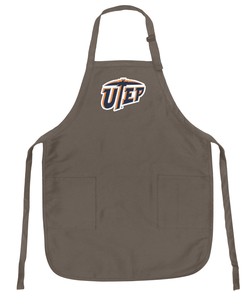 UTEP Apron University of Texas El Paso Apron - Stain Resistant Fabric