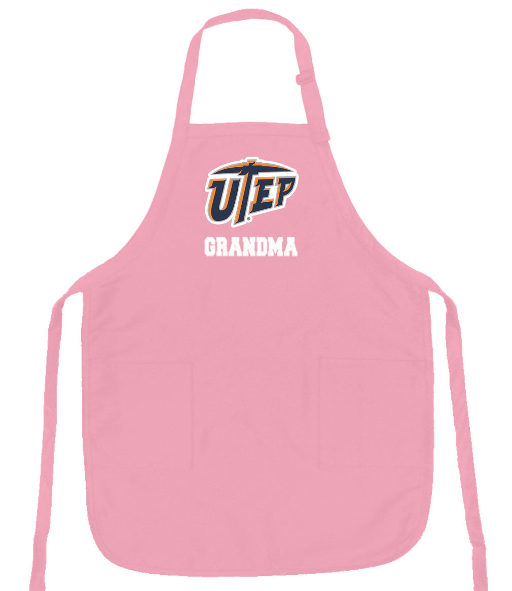 UTEP Apron University of Texas El Paso Apron - Stain Resistant Fabric