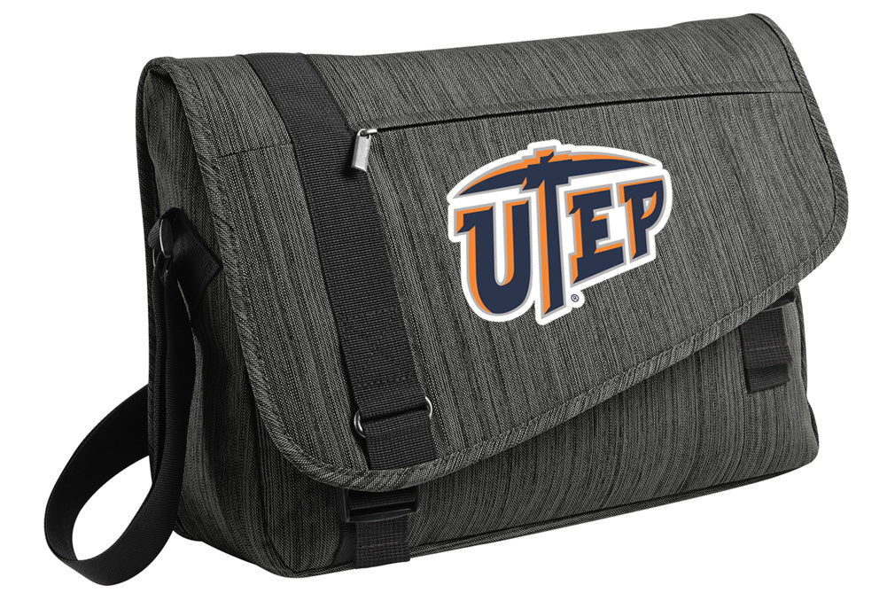 UTEP Messenger Bag University of Texas El Paso Travel Bag