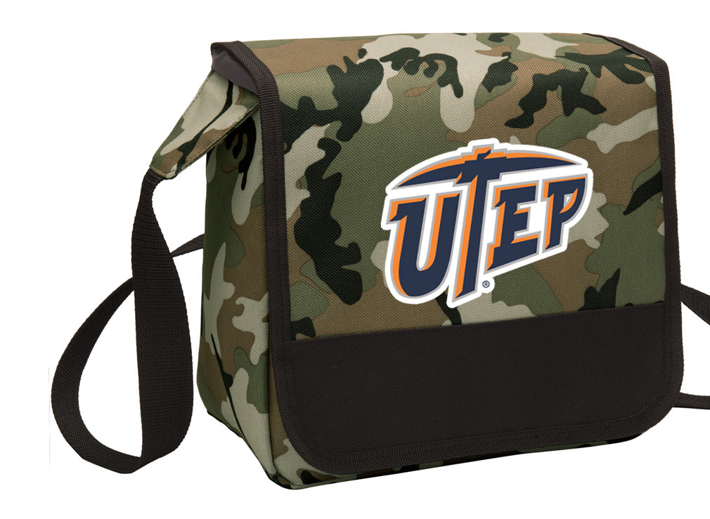 UTEP Lunch Bag University of Texas El Paso Cooler or Lunchbox