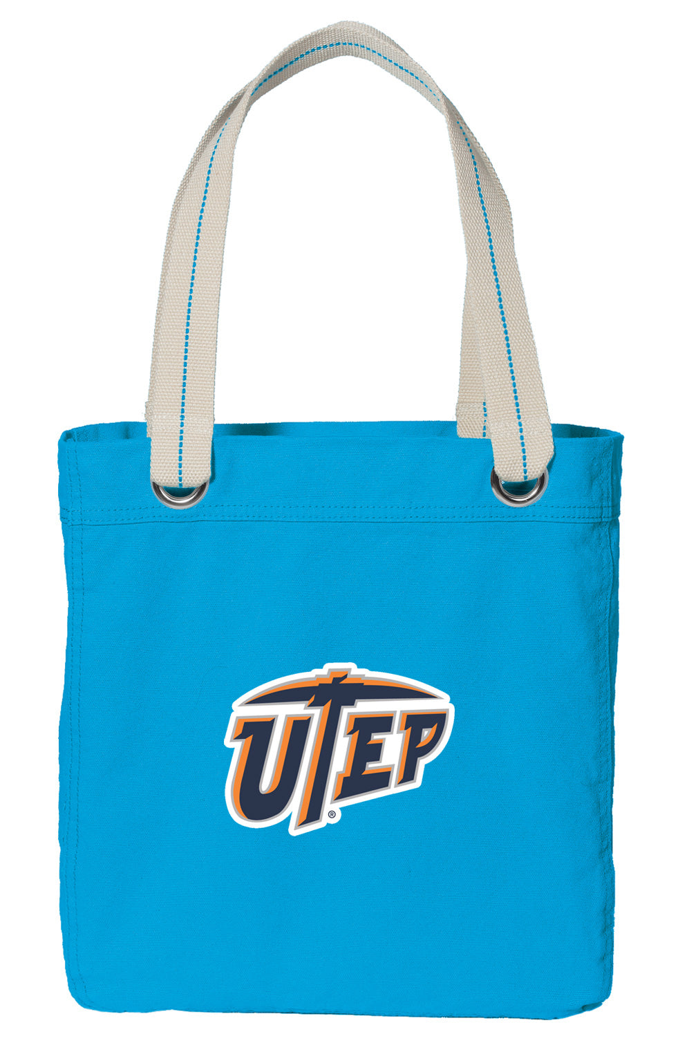 UTEP Tote Bag University of Texas El Paso Deluxe Canvas Shoulder Bag