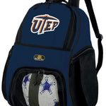 UTEP Soccer Ball Backpack or University of Texas El Paso Volleyball Sports Gear Bag