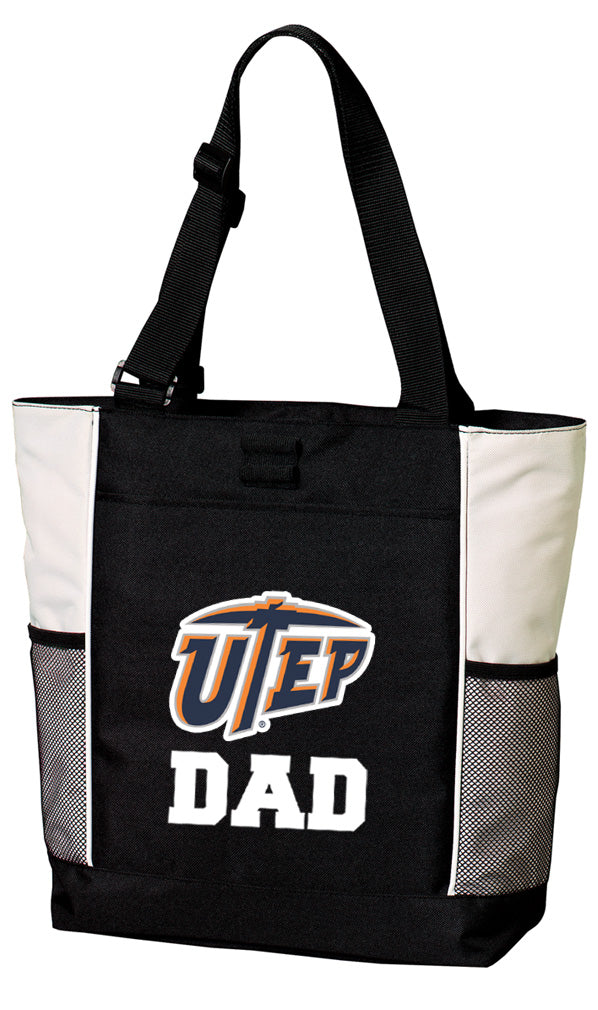 UTEP Tote Bag University of Texas El Paso Carryall Tote