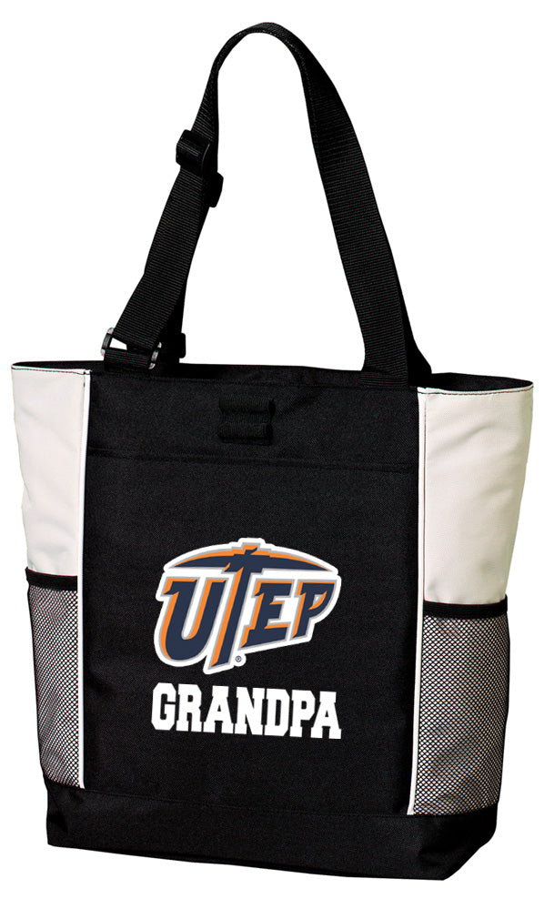 UTEP Tote Bag University of Texas El Paso Carryall Tote