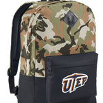 UTEP Camo Backpack University of Texas El Paso Medium Classic Style Backpack