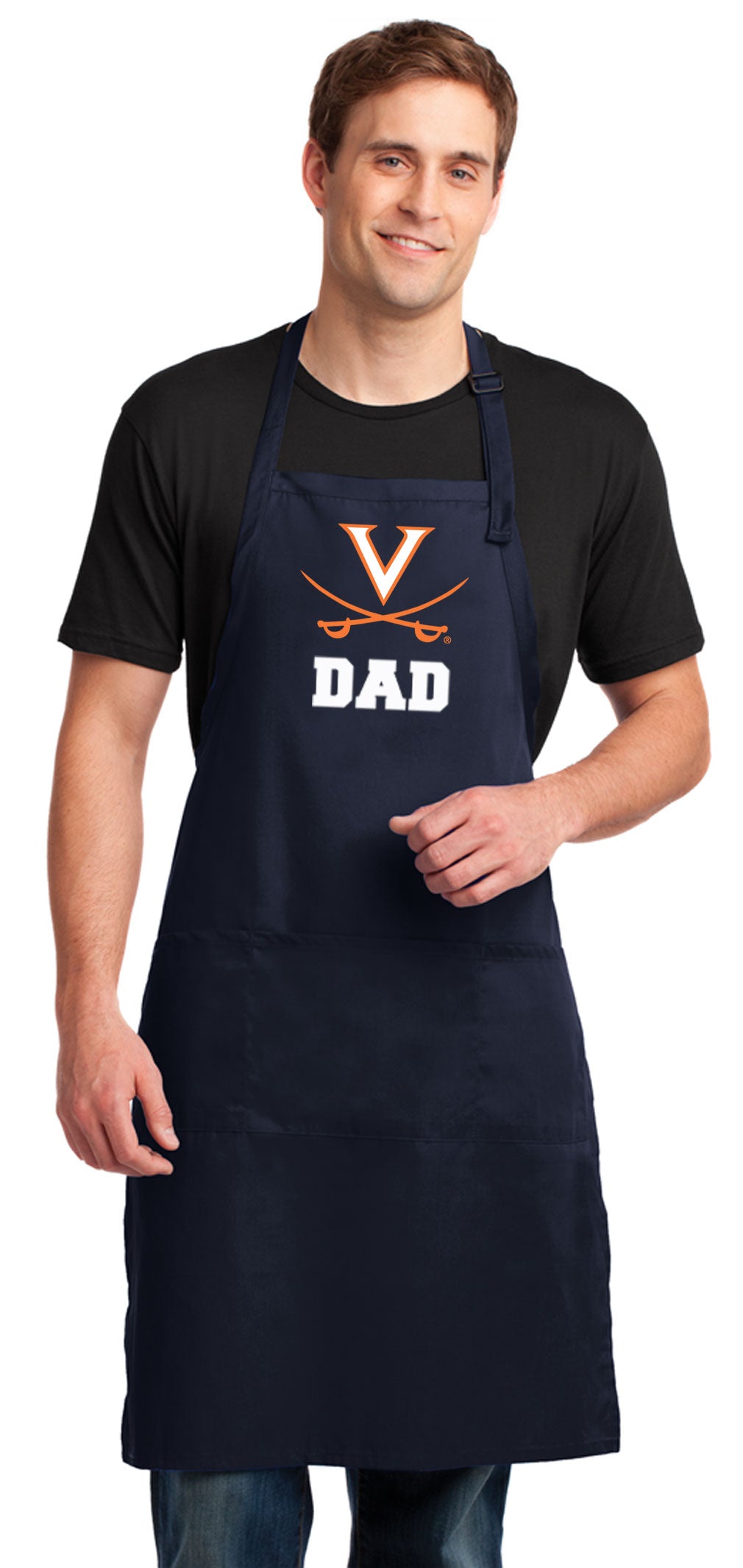 UVA Large Apron University of Virginia Apron - Adjustable with Pockets