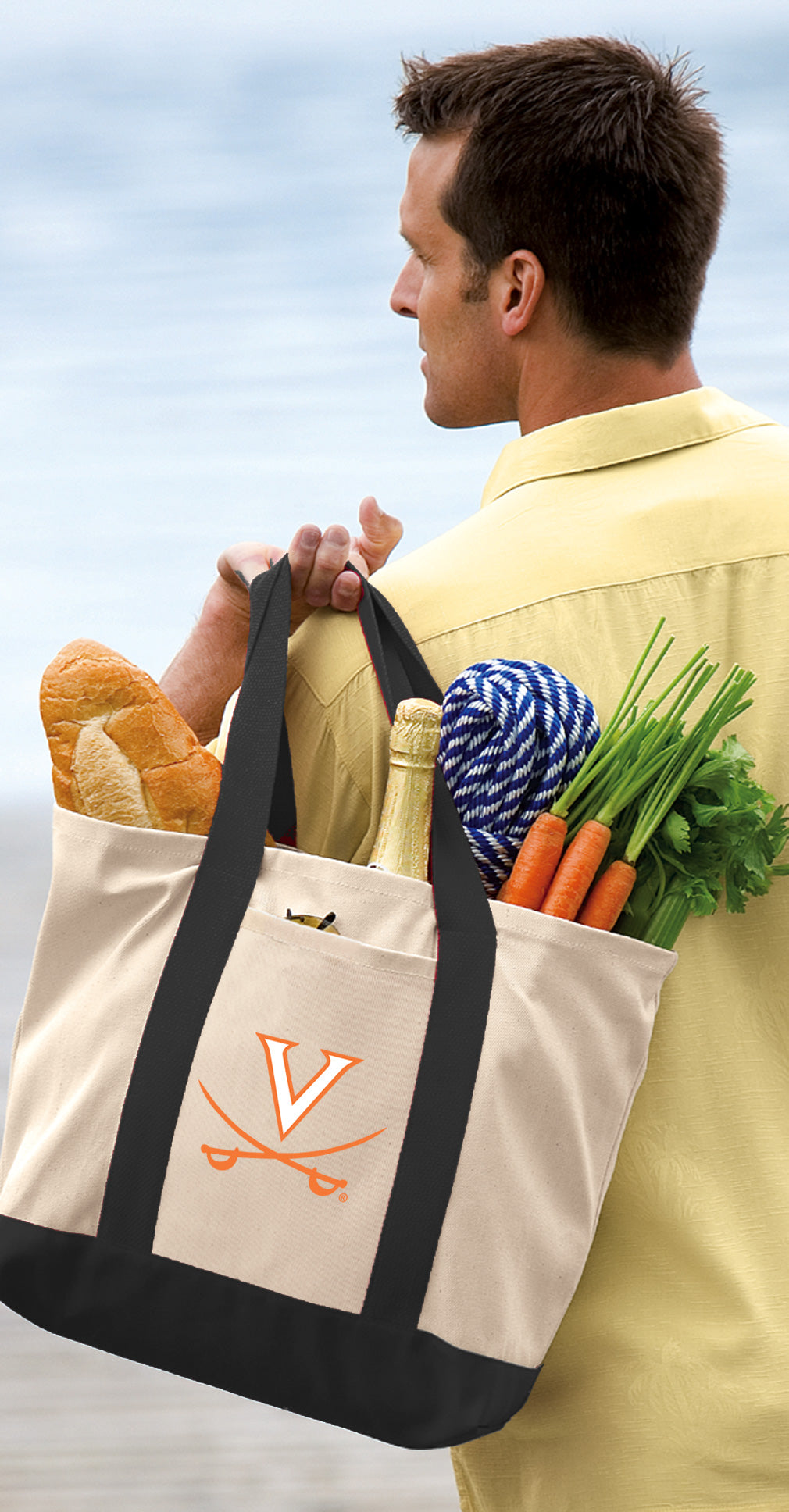 UVA Canvas Tote Bag University of Virginia Classic Tote