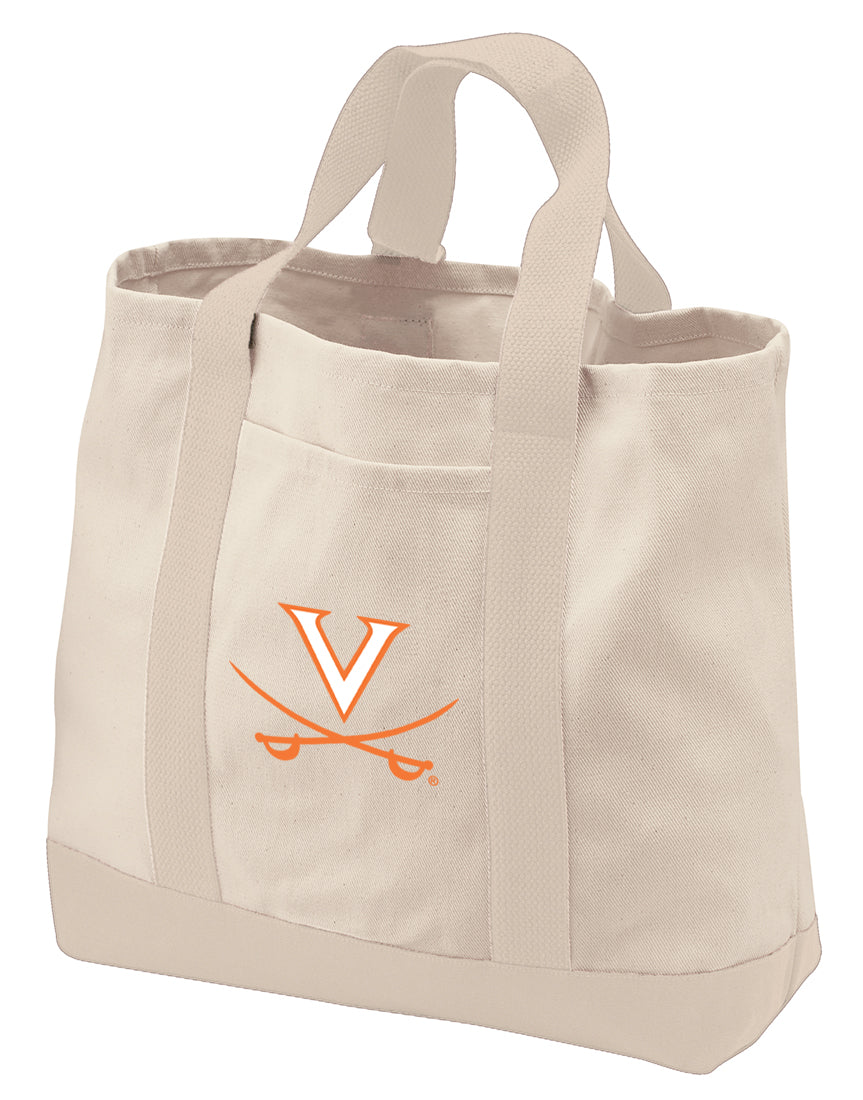 UVA Canvas Tote Bag University of Virginia Classic Tote