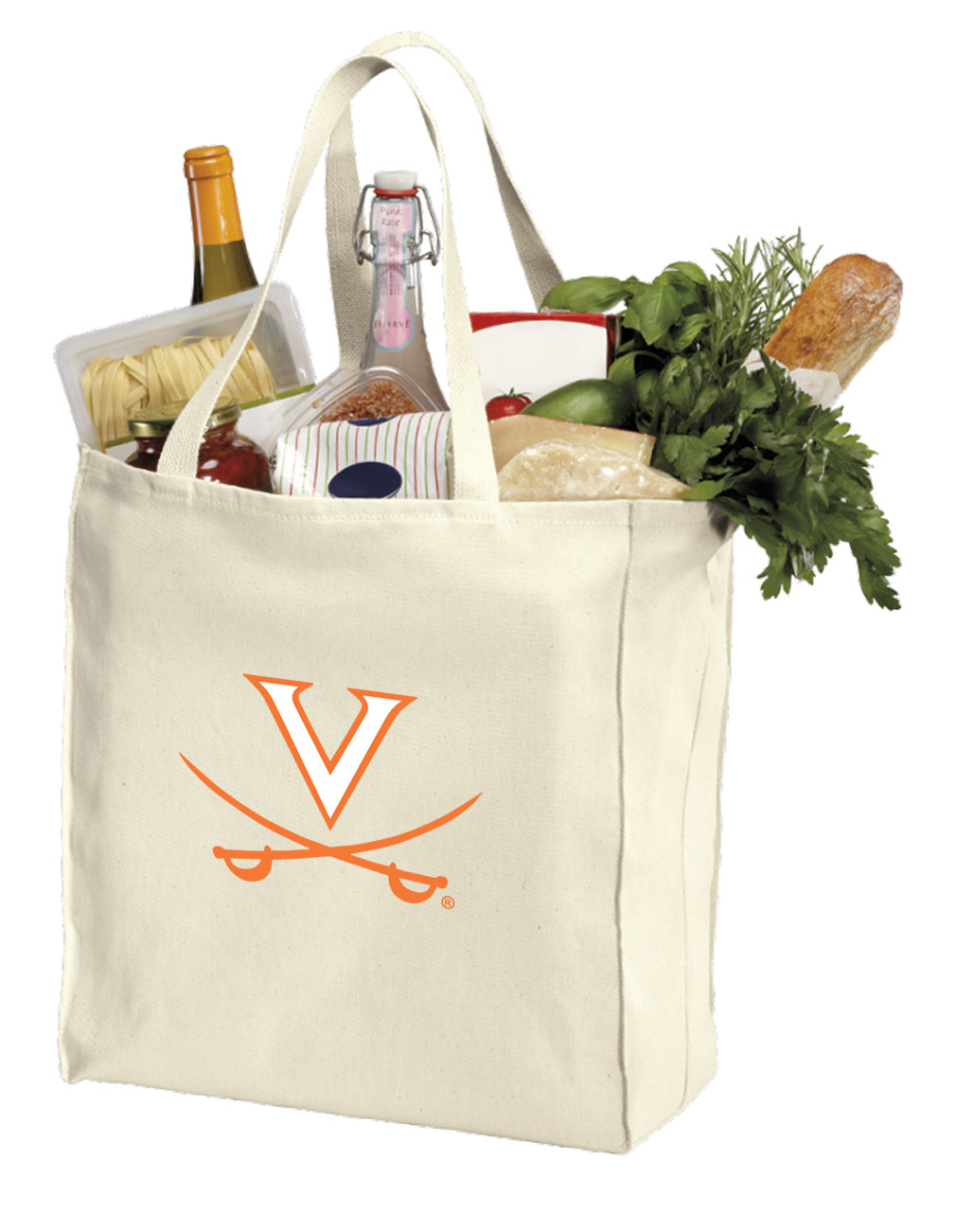 UVA Grocery Shopping Bag University of Virginia Reusable Cotton Bag