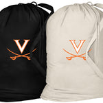 UVA Laundry Bags 2 PC Set University of Virginia Clothes Bags