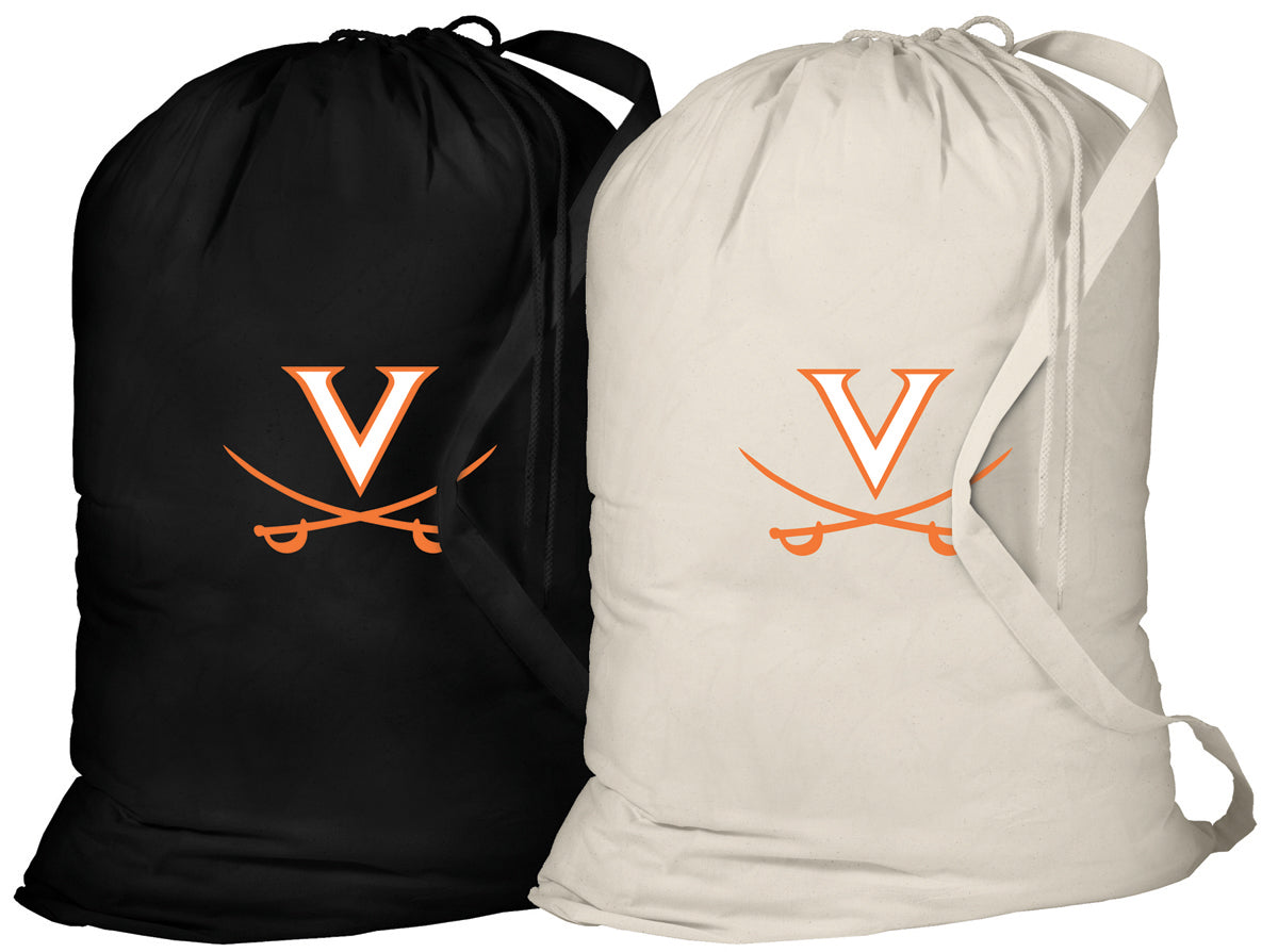 UVA Laundry Bags 2 PC Set University of Virginia Clothes Bags