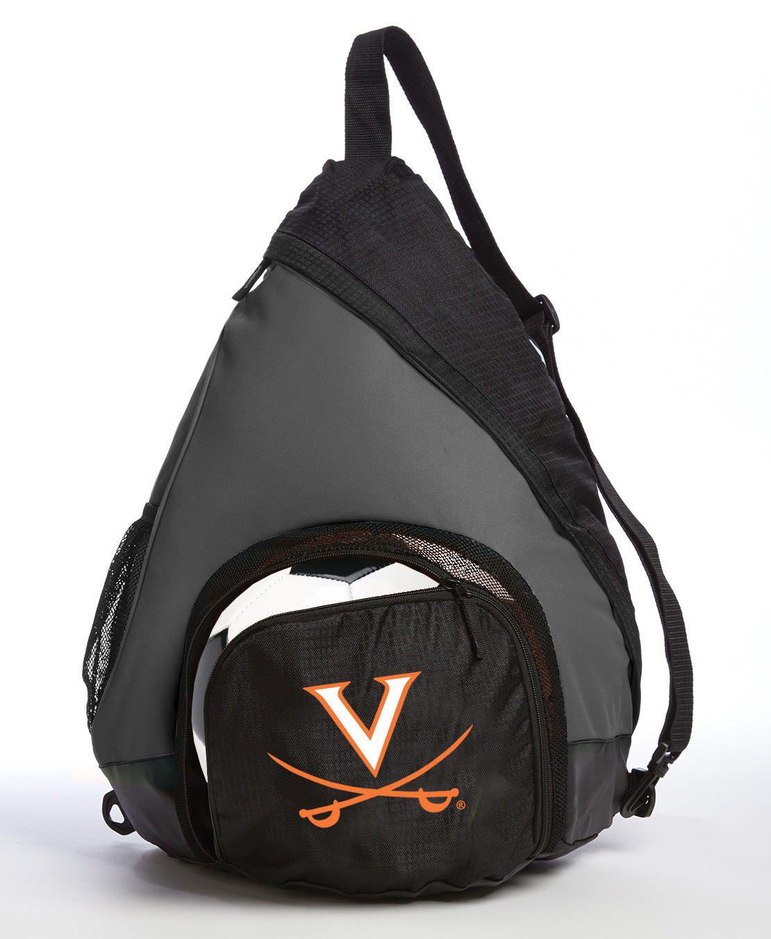 UVA Sling Backpack University of Virginia Bag with Soccer Ball or Volleyball Bag Sports Gear Compartment Practice Bag