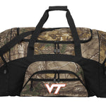 Virginia Tech Camo Large Duffel Bag VT Hokies Suitcase Travel Bag or Sports Gear Bag