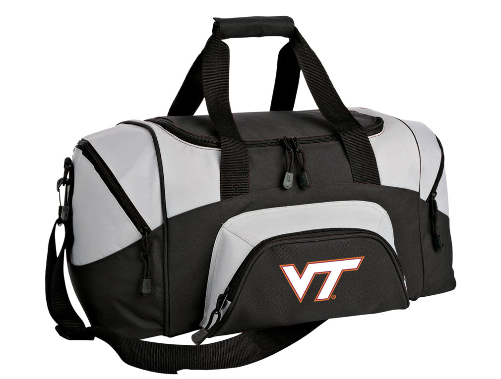 Virginia Tech Small Duffel Bag VT Hokies Carryon Suitcase or Gym Bag