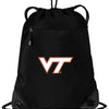 Virginia Tech Drawstring Backpack VT Hokies Cinch Pack - Mesh & Microfiber