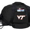 Virginia Tech Duffel Bag VT Hokies Gym or Sports Bag with Shoe Pocket