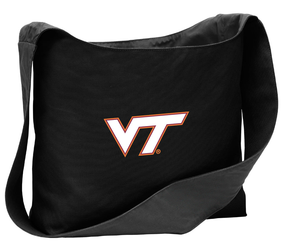 Virginia Tech Cross Body Bag VT Hokies Shoulder Tote Bag - Sling Style